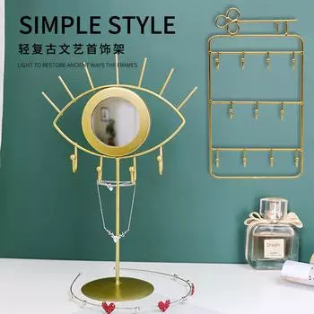 Доставка по фабрике, простые железные ювелирные изделия в современном стиле, серьги, ожерелье, хранение ювелирных изделий, отделка дисплея A-Green