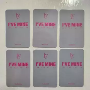 [Доставка по стране] Альбом Ive Mine Makestar 2nd Little Red Riding Hood Poca Специальный набор из 6 фотокарточек