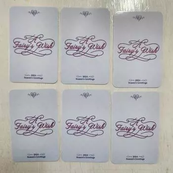 [Доставка по стране] Специальный набор из 6 фотокарточек с поздравлениями к сезону IVE Starship 2024