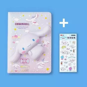 Дневник Sanrio, булочка с корицей, мягкая наклейка «Моя мелодия», подарок для снятия стресса, заметка, дневник дружбы, предмет «Manito»