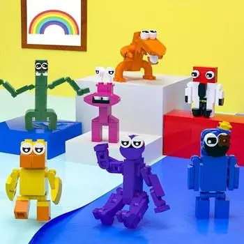 Совместимость с мини-блоками Roblocks Rainbow Friends Lego 7 Set, 7 Mini Set