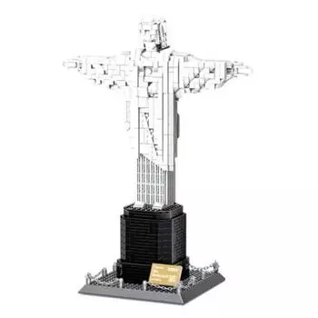 (Достопримечательное здание, совместимое с Lego) Премия Бразильского Иисуса (5231)
