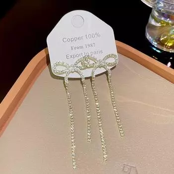 Доступная роскошь S925 Серьги-кисточки Легче всего сочетать Жемчужные Женские Серебряная игла E0229 silver diamond needle color retention