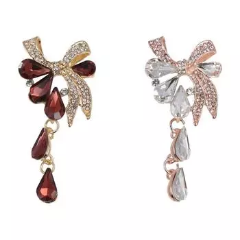 Доступные модные аксессуары бант костюм аксессуары брошь булавки одежда декоративный корсаж фиолетовый