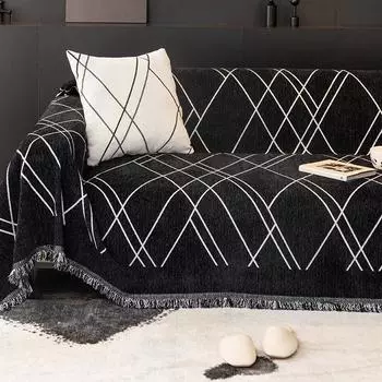 Доступный роскошный стильный чехол для дивана-полотенца, тканевый чехол для дивана, подушка для четырех сезонов, универсальный высокочувствительный универсальный чехол с полным покрытием 180*130cm
