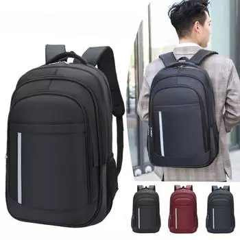 Досуг Бизнес Компьютерный Рюкзак Большой Вместимости Мужской Деловой Дорожный Рюкзак Печать Логотипа Школьная Сумка 15 бордовый