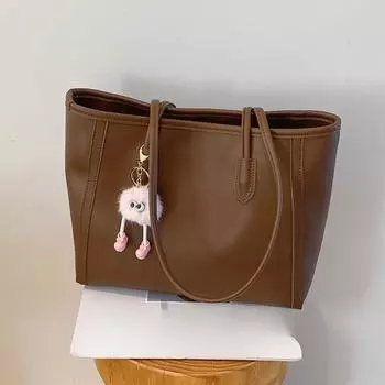 Досуг Большая вместительная сумка-тоут Сумка через плечо Сумка женская сумка бежевый