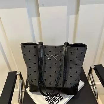 Досуг иностранный стиль досуг поездки на работу большой емкости женская ниша иностранный стиль 2024 новая красивая сумка-мессенджер на одно плечо