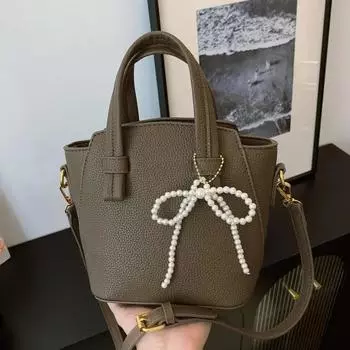 Досуг сумка-ведро для женщин сумки через плечо модные универсальные сумки через плечо для женщин сумки-кошельки и сумки one size чёрный