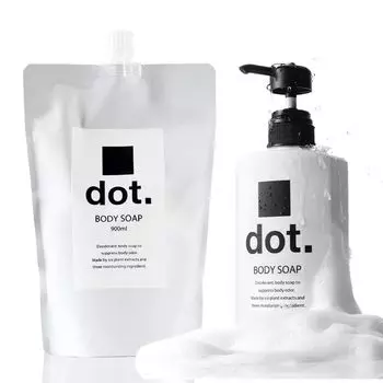 dot 3 Months Deodorant Body Soap 450ml Refill 900ml Set Back Acne Armpit Sweat Foot Odor Body Odor Aging Odor Men s Women s Quasi-drug (Refill Set)