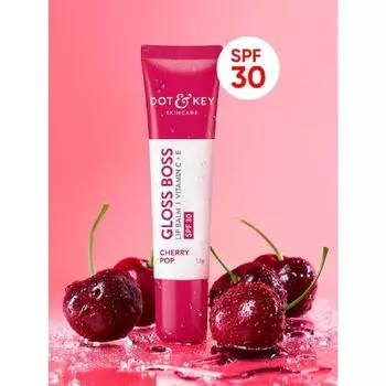 Dot&Key Gloss Boss Витамин C+E Тонированный бальзам для губ с SPF 30 12 г — Множество вкусов Watermelon Rush