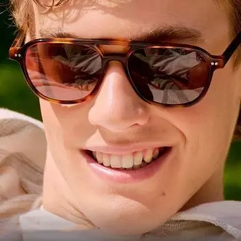 Double Beam Sunglasses Toad-Shaped Pilot Uv Protection Sunglasses Trendy Sunglasses For Men And Women as shown