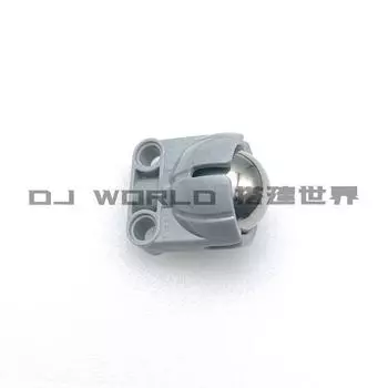 Double E Ka Match Building Block Parts EV3 Applicable Lego 92910+92911 Stainless Steel Steering Ball Universal Wheel 92911 light gray + stainless steel ball