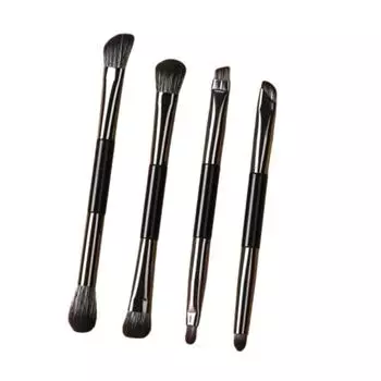 Double-ended Eyeshadow Brushes Set Eyebrow Pencil Eyeliner Brushes Travel Makeup Brush Set Multifunction
