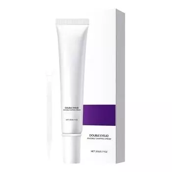 Double Eyelid Shaping Cream Eye Makeup Tool: Long-lasting And Styling Cream Double Creases Enlarge The Eyes One Size белый