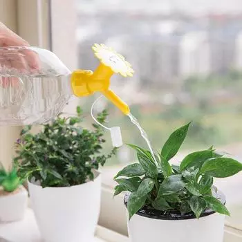 Двойная головка бутылочный разбрызгиватель домашний сад мини лейка водослив бонсай насадка для комнатных растений на открытом воздухе