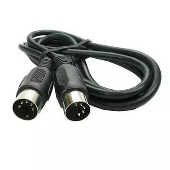 Double Headed DIN Plug to 5 Pin DIN 5PIN Cable MIDI DIN Cord Audio Extension Cable Connecting Line 1m