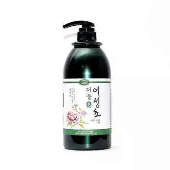 Double Houttuynia cordata шампунь зуд кожи головы и волос ментоловый шампунь выпадение волос Houttuynia cordata 1000 мл