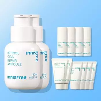 [Double Plan] Innisfree Retinol Cica Trace Ampoule Large Capacity 50mL+50mL (+ Travel Kit Free), Korean cosmetics