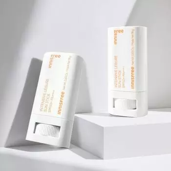 [Double Planning] Innisfree Intensive Leisure Sun Stick SPF50+ PA++++ 18 г, 2 шт., корейская косметика
