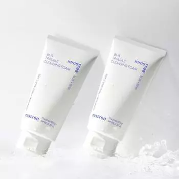 [Double Planning] Пенка для умывания Innisfree Visa Trouble Cleansing Foam 150 мл, 2 шт., корейская косметика