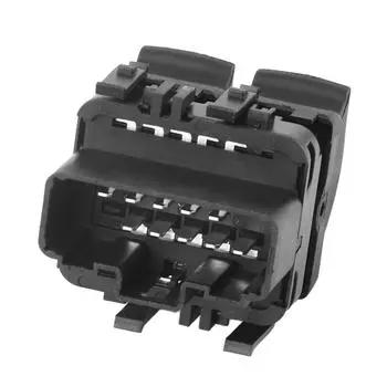 Double Power Window Switch Double Window Control Switch Electric Window Control Double Switch Button For Clio II 2 8200 060 045 чёрный