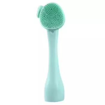Double Side Silicone Facial Cleanser Brush Handheld Manual Face Cleansing Instrument Makeup Remover Exfoliating