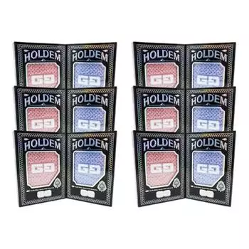 Double-sided foam GG hold em cards (2 types x 6p set), popular Korean game