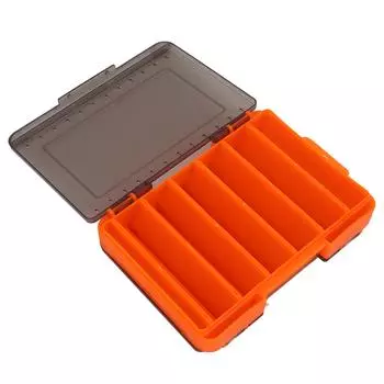 Double Sided Lure Box Breathable Space Saving Portable Waterproof Lure Box with Handle for Fishing
