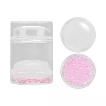 Двусторонний штамп для дизайна ногтей, французский штамп для дизайна ногтей, шаблон для перевода, ручка, силиконовый штамп для ногтей 1