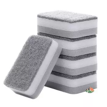 Двусторонние нано-губчатые миски для мытья посуды для дезинфекции кухонных принадлежностей