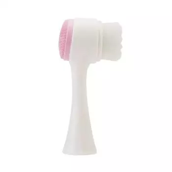 Double Sided Silica Gel Facial Brush Silicone Facial Cleanse Brush Hand Wash Brush