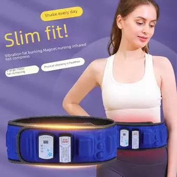 Double Slim X5 Интеллектуальный вибрационный нагревательный пояс для массажа живота Plug-in manual model