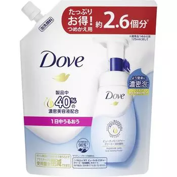 Double Unilever Beauty Moisture Foam для умывания лица, сменный блок, большой 320 мл