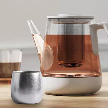 Double Wall Drinking Cup Cups Drink Mug 110ml Glass Water Thick Stainless