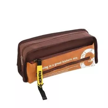 Double Zipper Multi Layer Pencil Bag Large Capacity Cartoon Pencil Pouch Schools Supplies