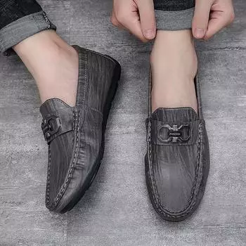 Doudou shoes men s shoes spring and summer breathable men s casual men s shoes soft-soled Doudou shoes trend versatile one-pedal lazy shoes 38