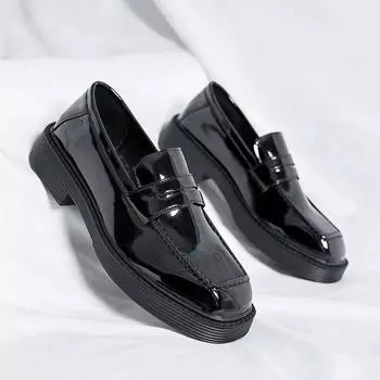 Doudou Shoes Новые мужские летние кожаные туфли с одной педалью, повседневные мокасины Lazy Foot 2017-R 42