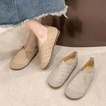 Doudou shoes women s 2024 new autumn women s shoes with soft soles and comfortable mother s single shoes are not tired and non-slip. Old Beijing clot 35