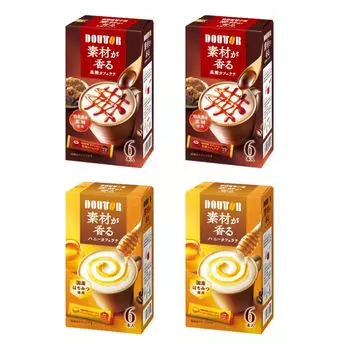 Doutor Ingredient Scented Cafe Latte Stick 15g 6 pieces x 4 piece set piece brown (4 set, sugar, honey)