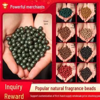 Douyin - хит продаж - натуральные ароматические бусины: Долговечный буддийский браслет своими руками с древними лекарственными ароматами для женщин 6MM Single Bead