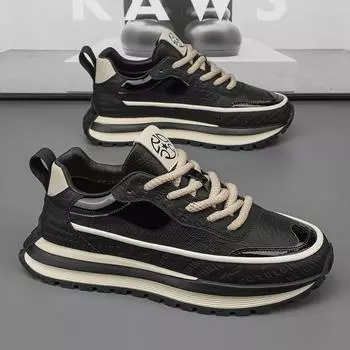 Douyin Kuaishou live broadcast spring men s shoes breathable sports and leisure dad shoes men s trend Korean shoes Forrest Gump shoes 39