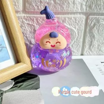 Douyin Trendy Quicksand Мигающие тыквенные украшения - Милые самодельные аксессуары из зерна для игр и качелей