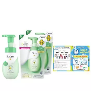 Dove Acne Care Creamy Foam Facial Cleanser + Refill 150ml + 125ml x 2 with bonus