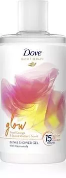 DOVE Bath Therapy Glow гель для ванны и душа TU прозрачный