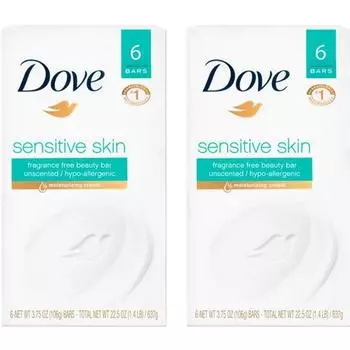 Dove Beauty Bar Sensor Skin, 637г, 2 корейских косметики
