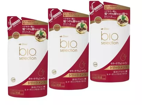 Dove Bio Selection Color Care Shine Daily Treatment Сменный блок x набор и 3 предмета