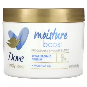 Dove, Body Love, Moisture Boost, очищающее масло для душа, 283 г (10 унций)