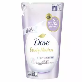 Dove Body Soap Beauty Moisture Plump Foam Body Wash Аромат Rose Bouquet Сменный блок 430 г