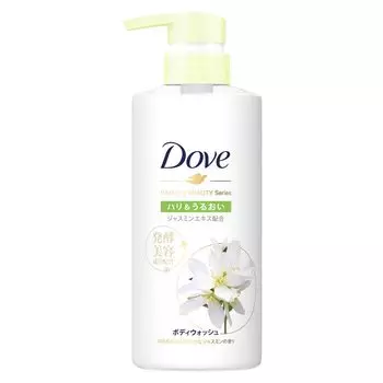 Dove Body Soap Fermentation Beauty Series Firmness Moisture Pump 480 г & & (Гель для тела) белый
